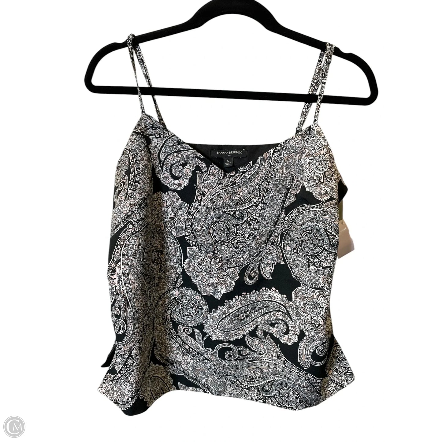 Top Sleeveless By Banana Republic In Paisley Print, Size: S