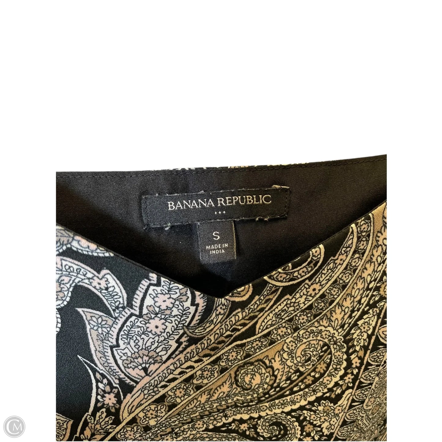 Top Sleeveless By Banana Republic In Paisley Print, Size: S