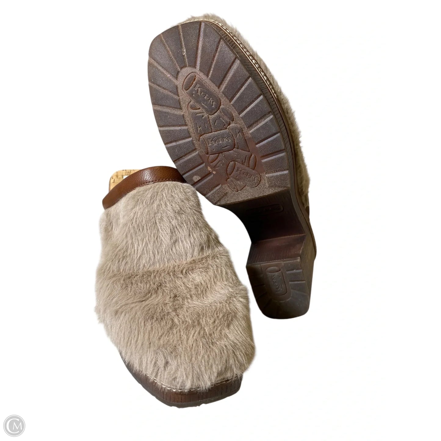 Shoes Heels Block By Korks In Brown & Tan, Size: 11