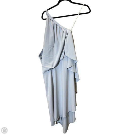 Dress Party Long By Halston In Blue, Size: 12