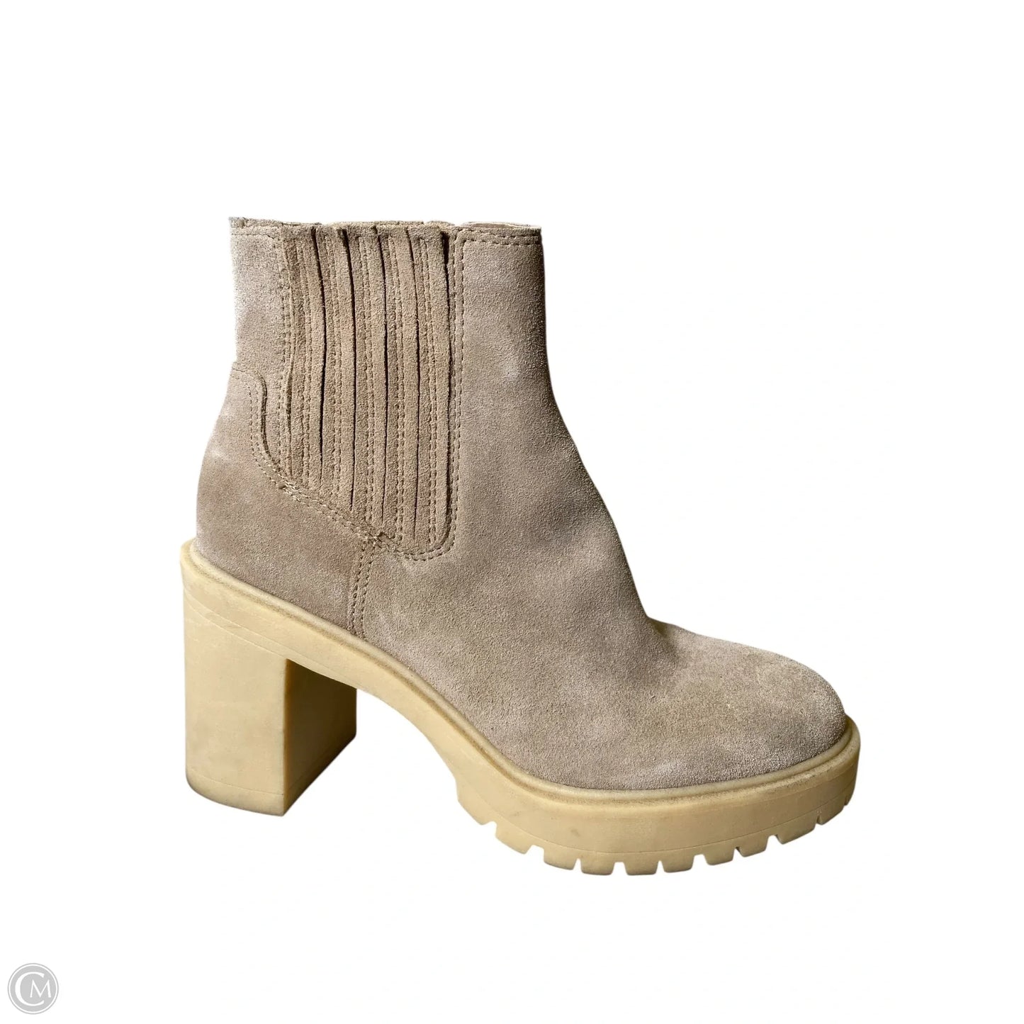 Boots Ankle Heels By Dolce Vita In Beige, Size: 9
