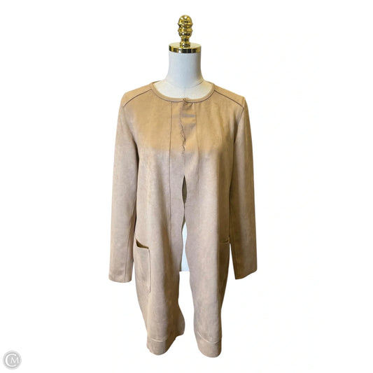 Cardigan By Carmen By Carmen Marc Valvo In Beige, Size: S