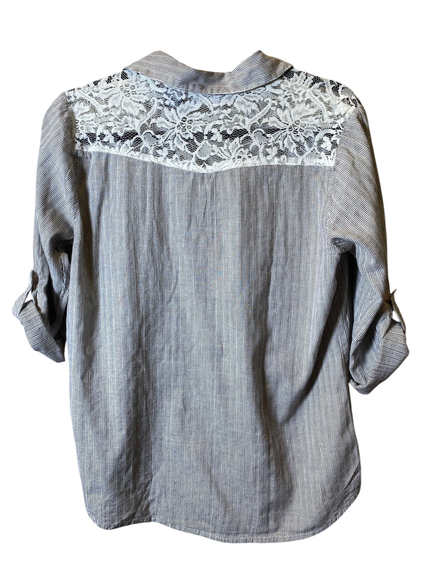 Blouse Long Sleeve By Clothes Mentor  Size: L