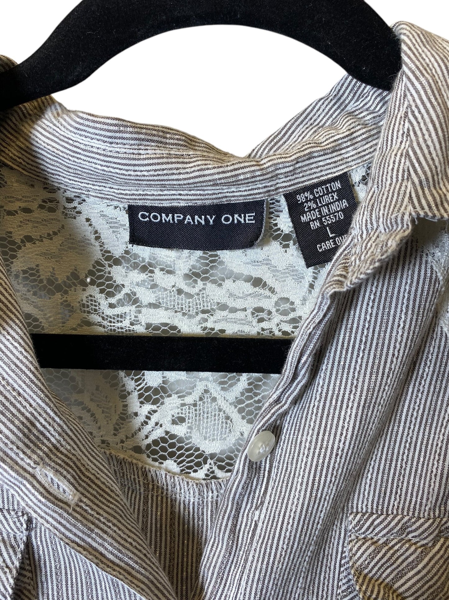 Blouse Long Sleeve By Clothes Mentor  Size: L