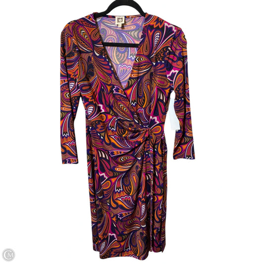 Dress Casual Midi By Anne Klein In Multi-colored, Size: M