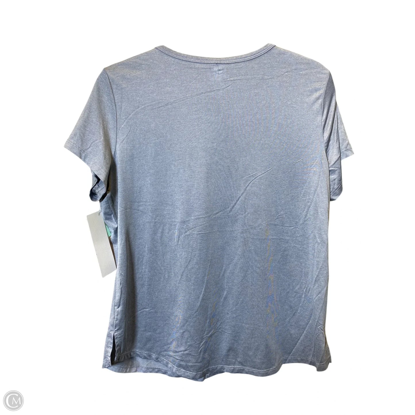 Athletic Top Short Sleeve By 90 Degrees By Reflex In Grey, Size: L