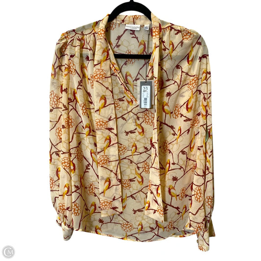 Top Long Sleeve By Eva Mendes In Multi-colored, Size: L