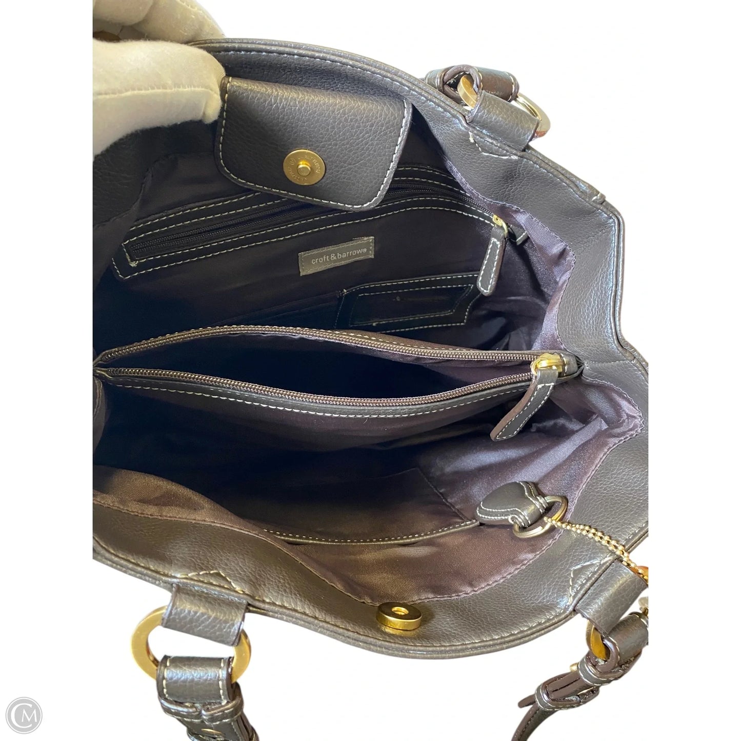 Handbag By Croft And Barrow, Size: Medium