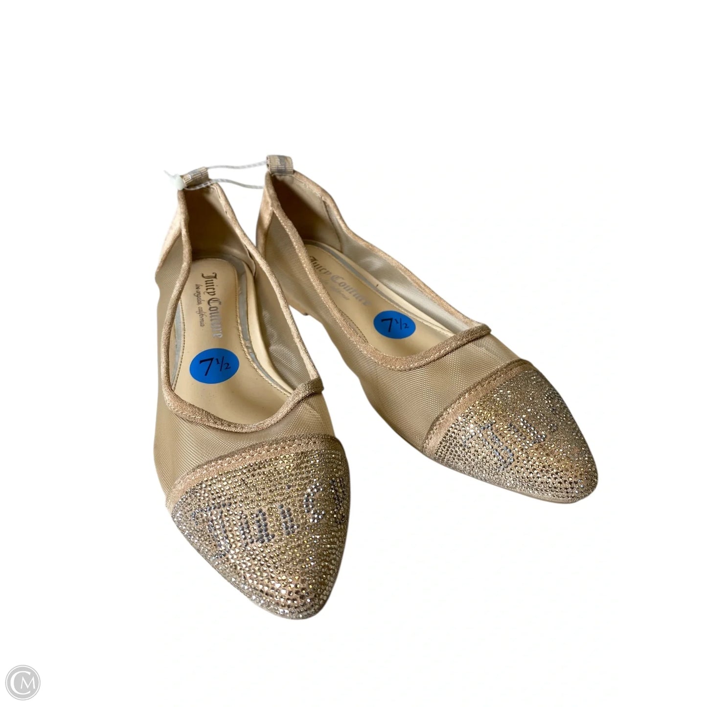 Shoes Flats By Juicy Couture In Beige, Size: 7.5