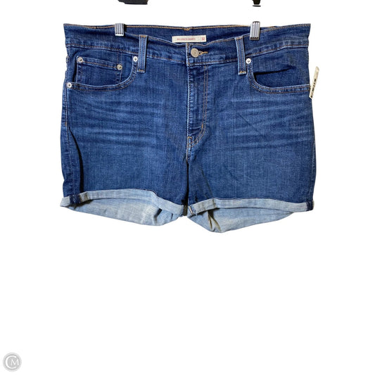 Shorts By Levis In Blue Denim, Size: 14