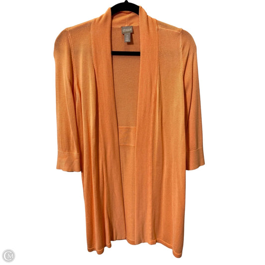 Cardigan By Chicos In Orange, Size: S