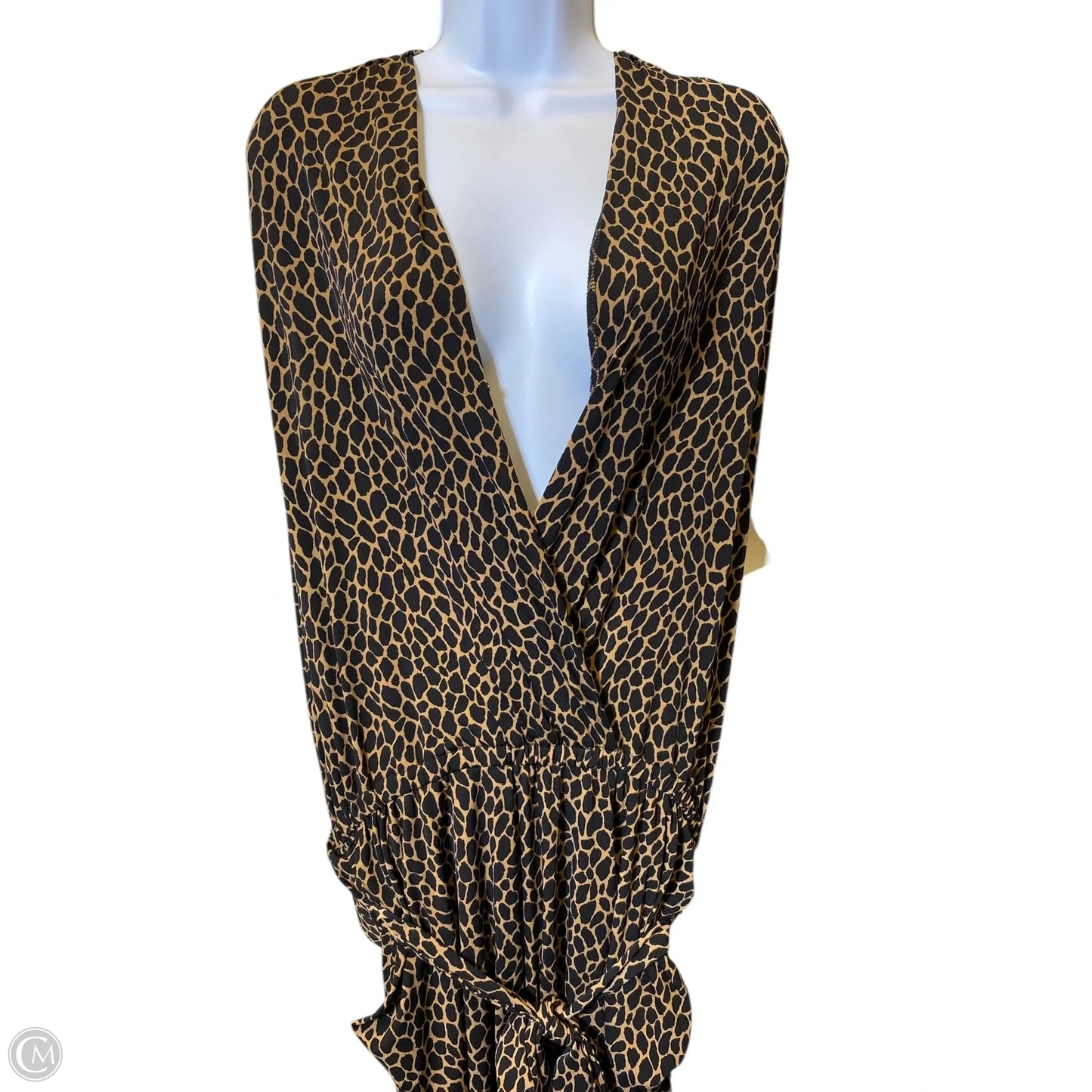 Jumpsuit Designer By Michael Kors In Animal Print, Size: M