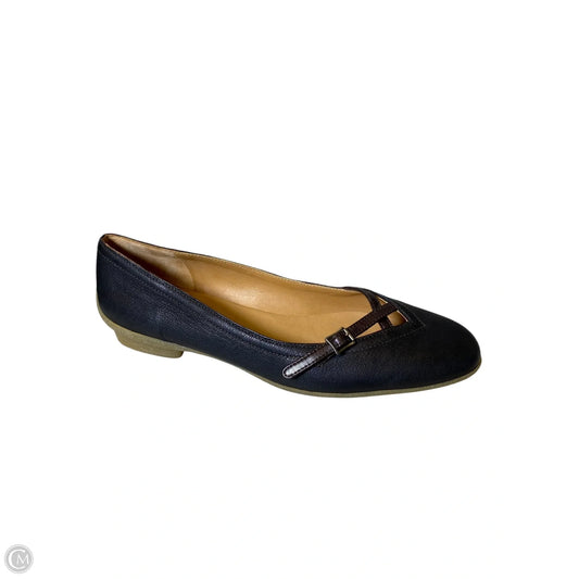Shoes Luxury Designer By Ferragamo In Black, Size: 8
