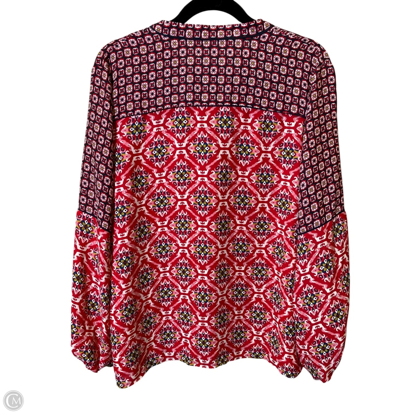 Top Long Sleeve By Loft In Multi-colored, Size: L