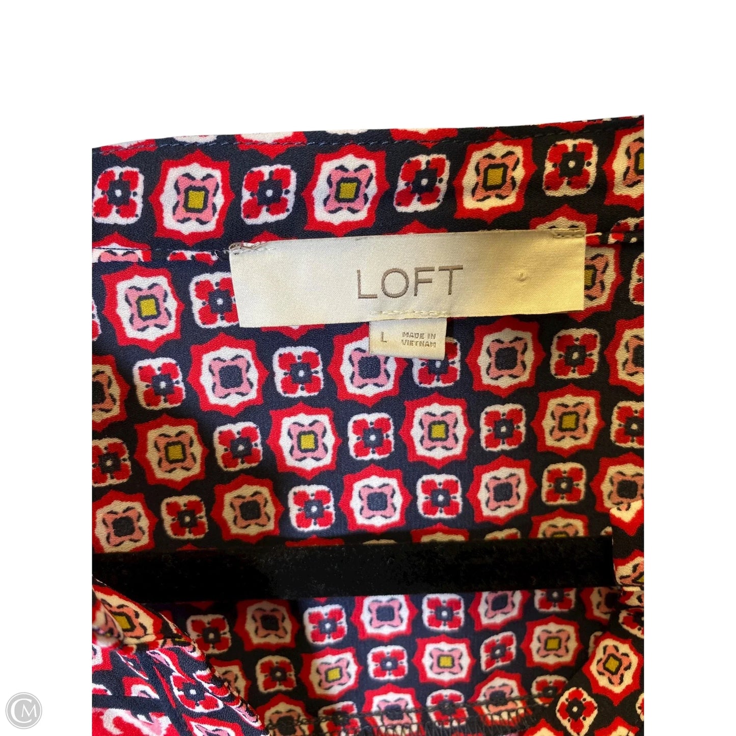 Top Long Sleeve By Loft In Multi-colored, Size: L