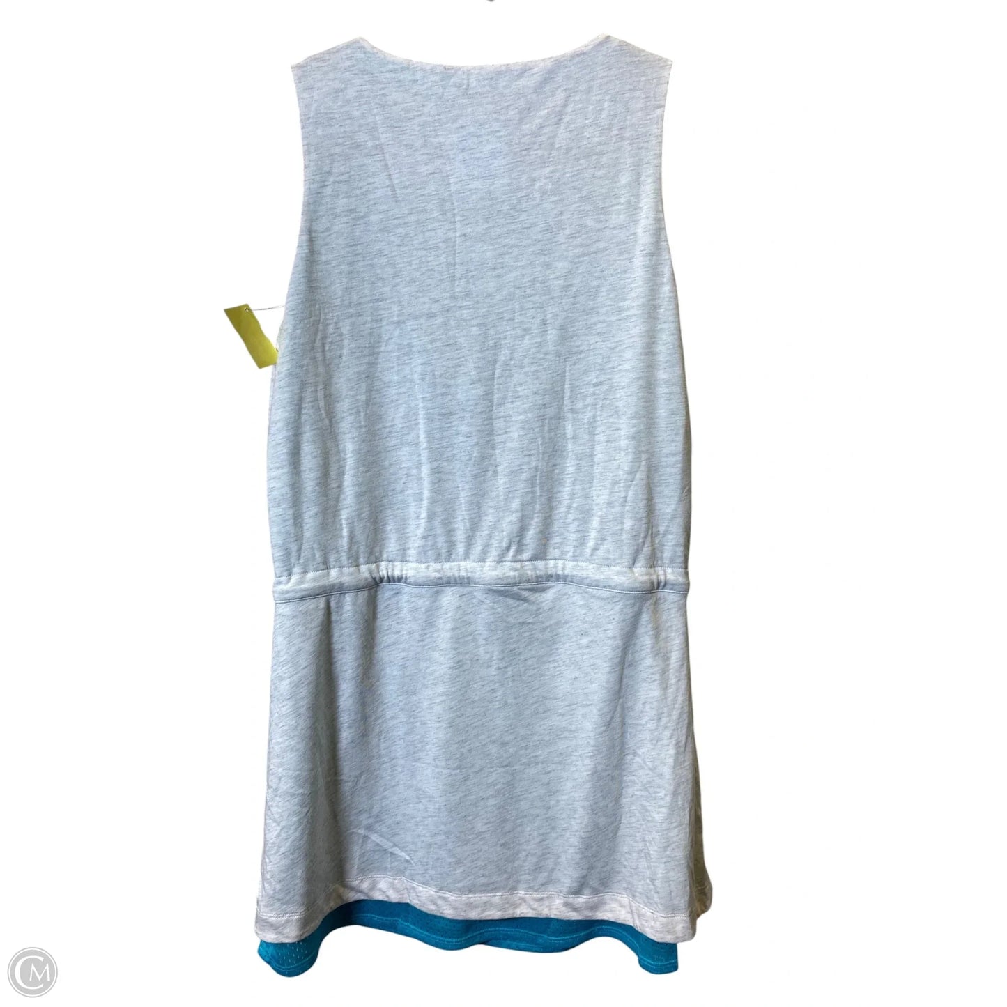 Athletic Dress By Nike In Blue & Grey, Size: S