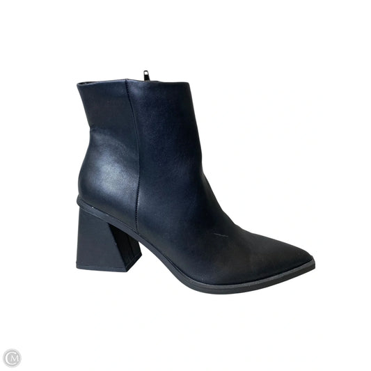 Boots Ankle Heels By Franco Sarto In Black, Size: 7