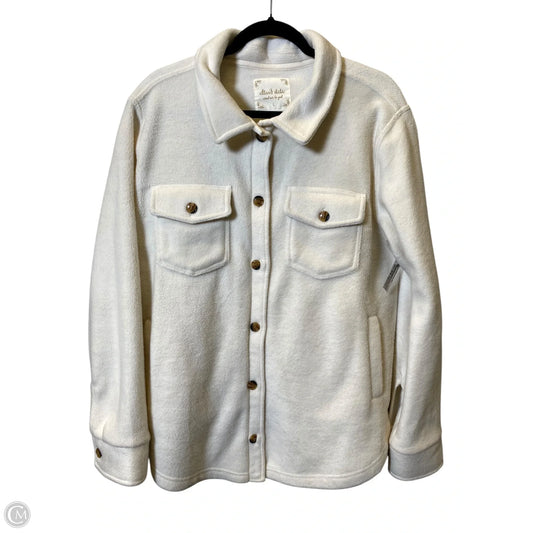 Jacket Faux Fur & Sherpa By Altard State In Cream, Size: L