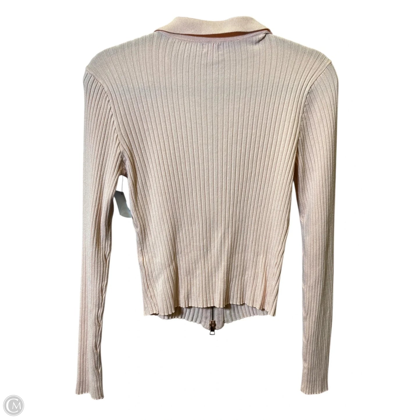 Top Long Sleeve By Guess In Pink, Size: M