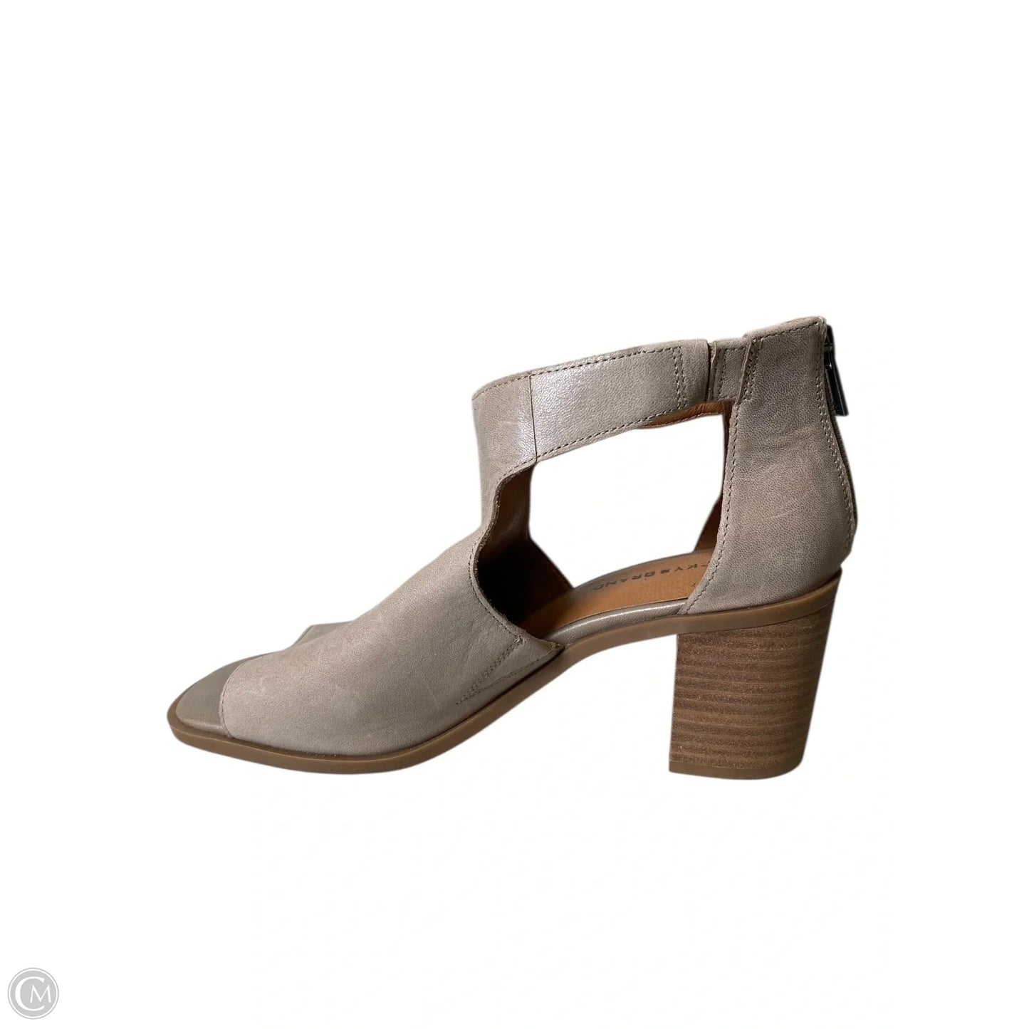 Shoes Heels Block By Lucky Brand In Beige, Size: 9.5