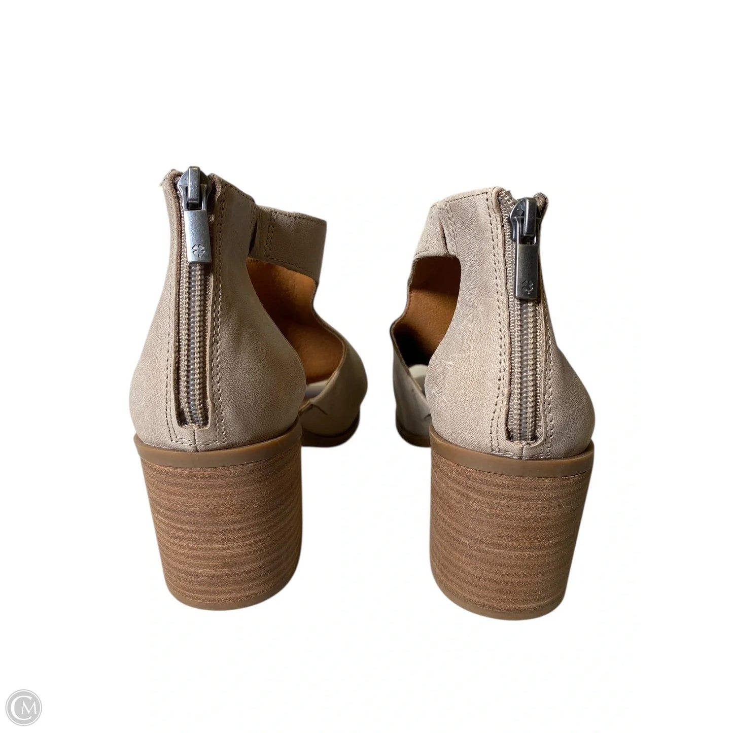 Shoes Heels Block By Lucky Brand In Beige, Size: 9.5