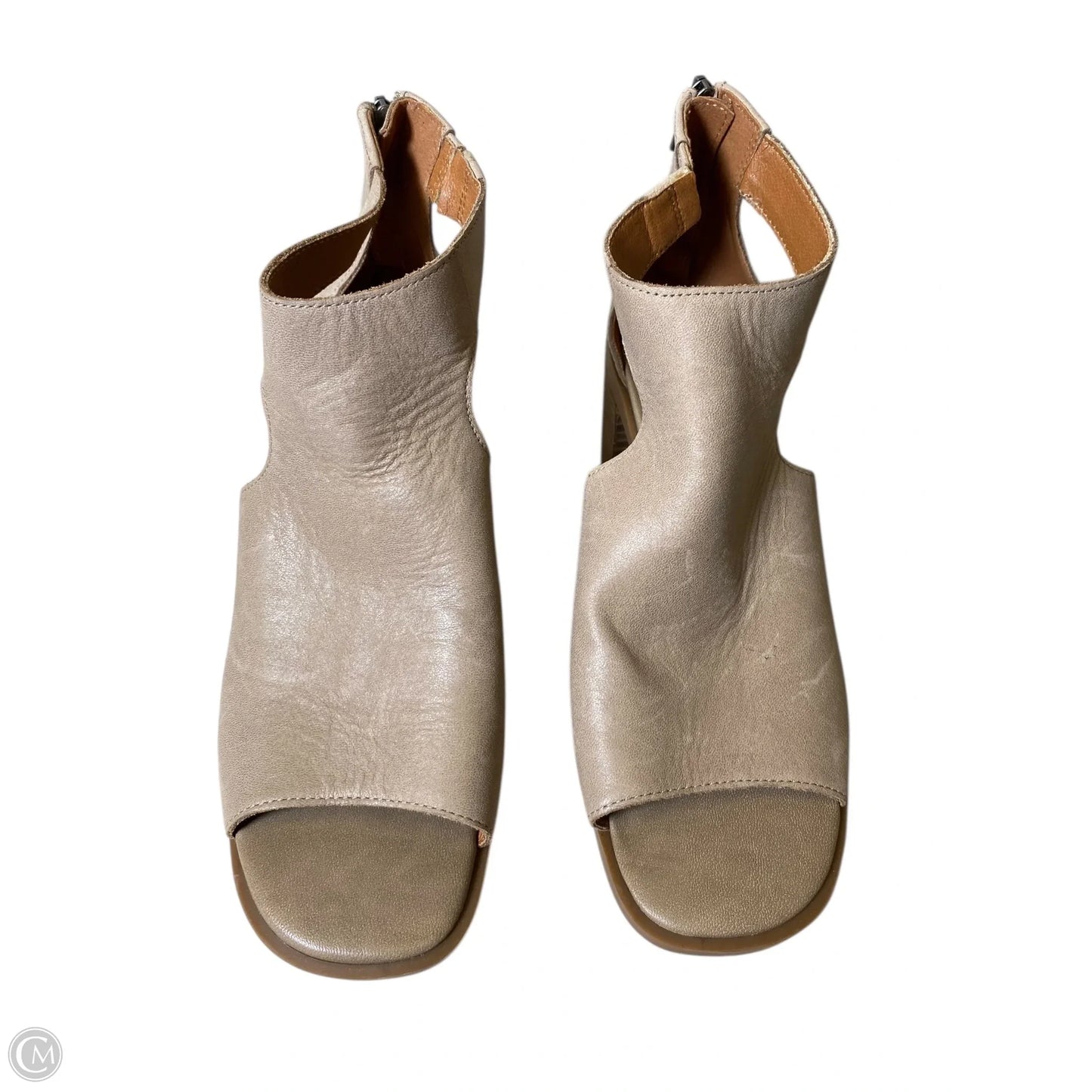 Shoes Heels Block By Lucky Brand In Beige, Size: 9.5