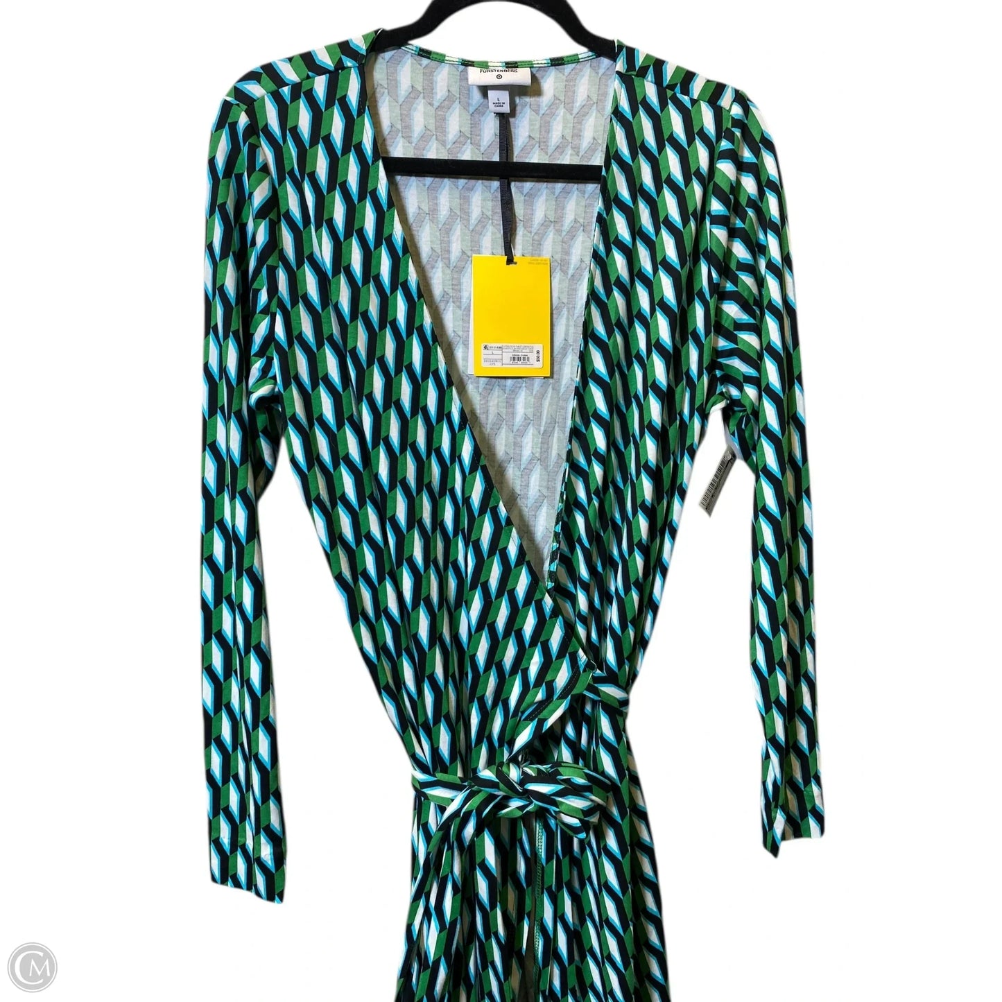 Dress Designer By Diane Von Furstenberg In Multi-colored, Size: L