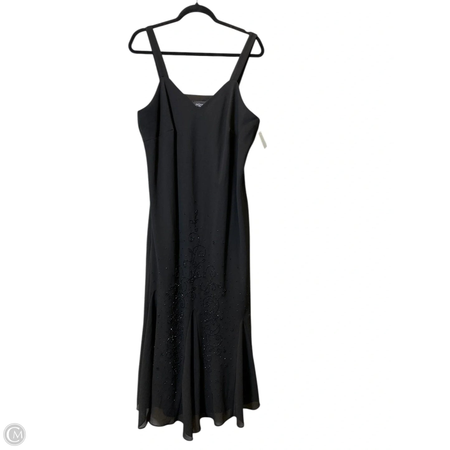 Dress Party Long By R And M Richards In Black, Size: 18
