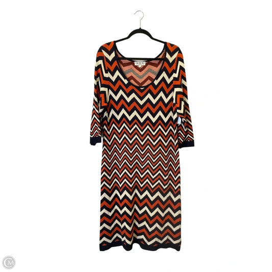 Dress Sweater By Pink Rose In Multi-colored, Size: 2x