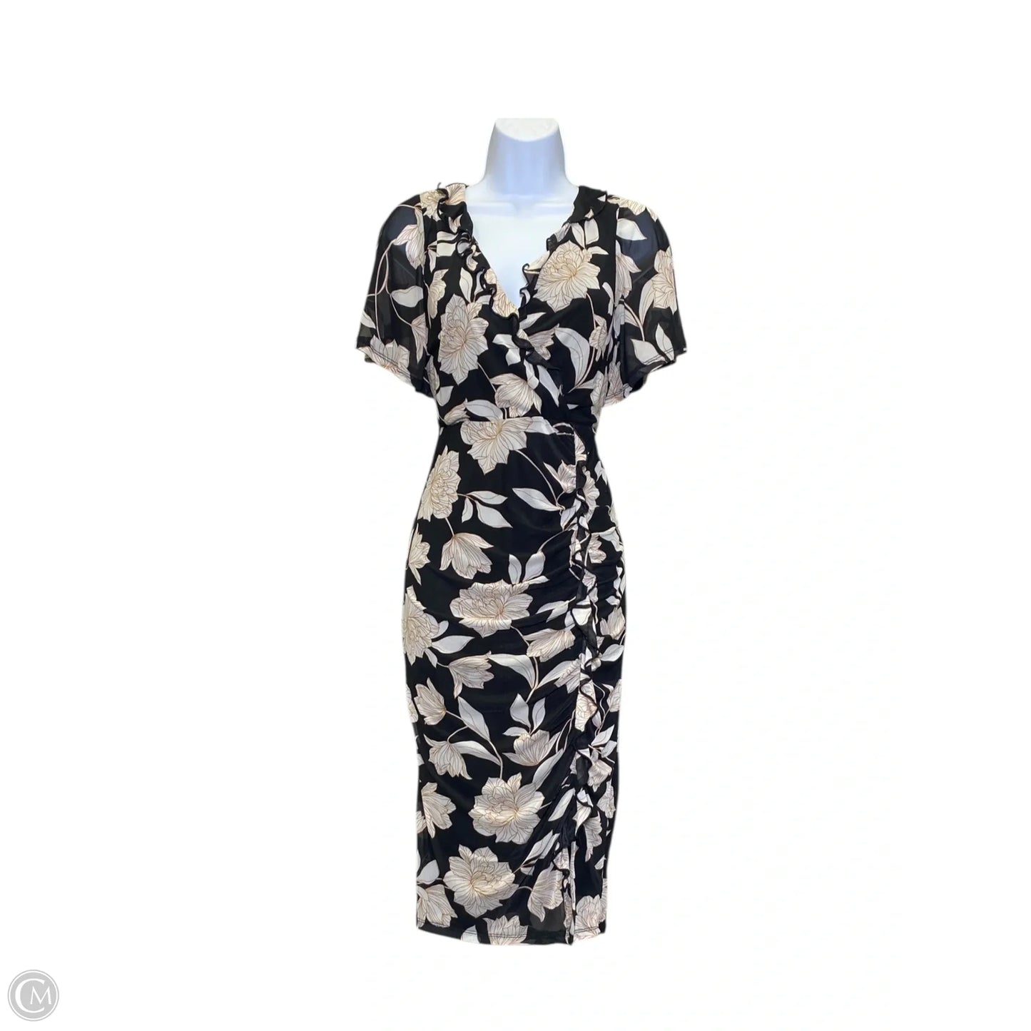Dress Party Midi By Torrid In Floral Print, Size: L