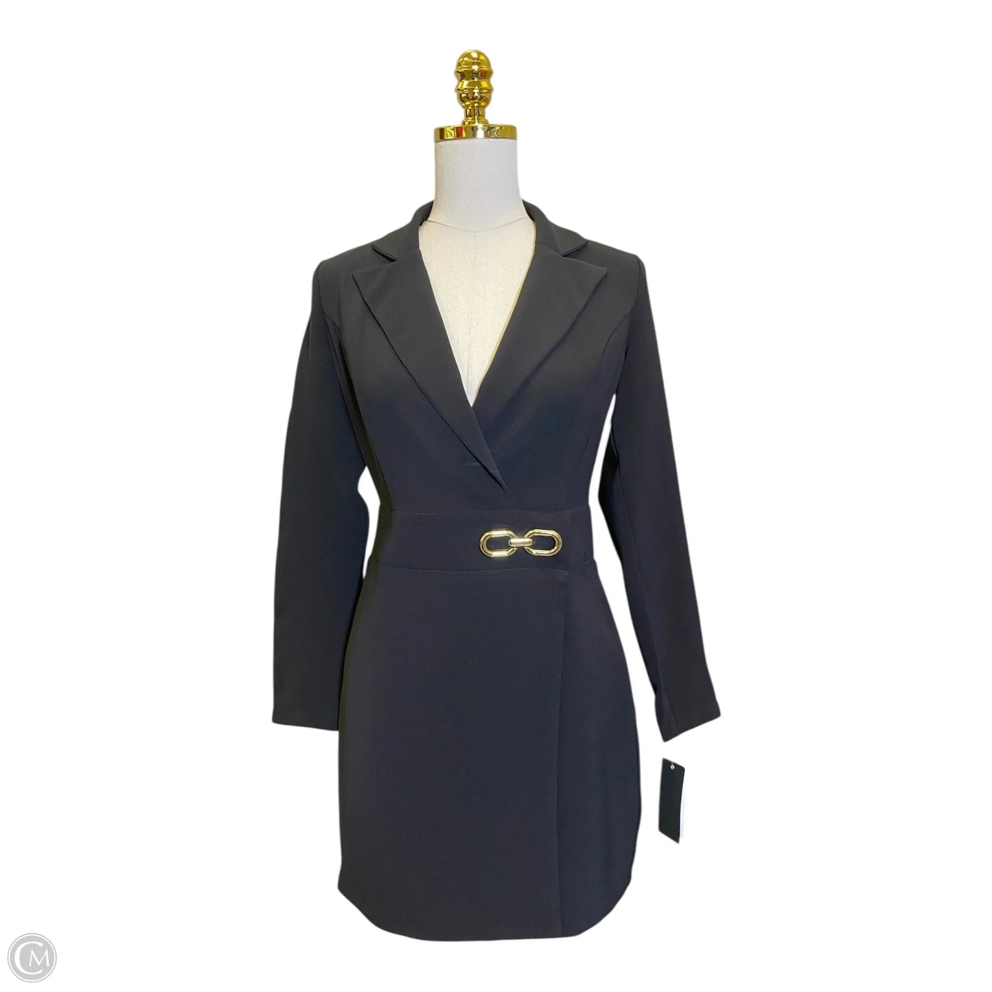 Dress Casual Midi By City Studio In Black, Size: 4