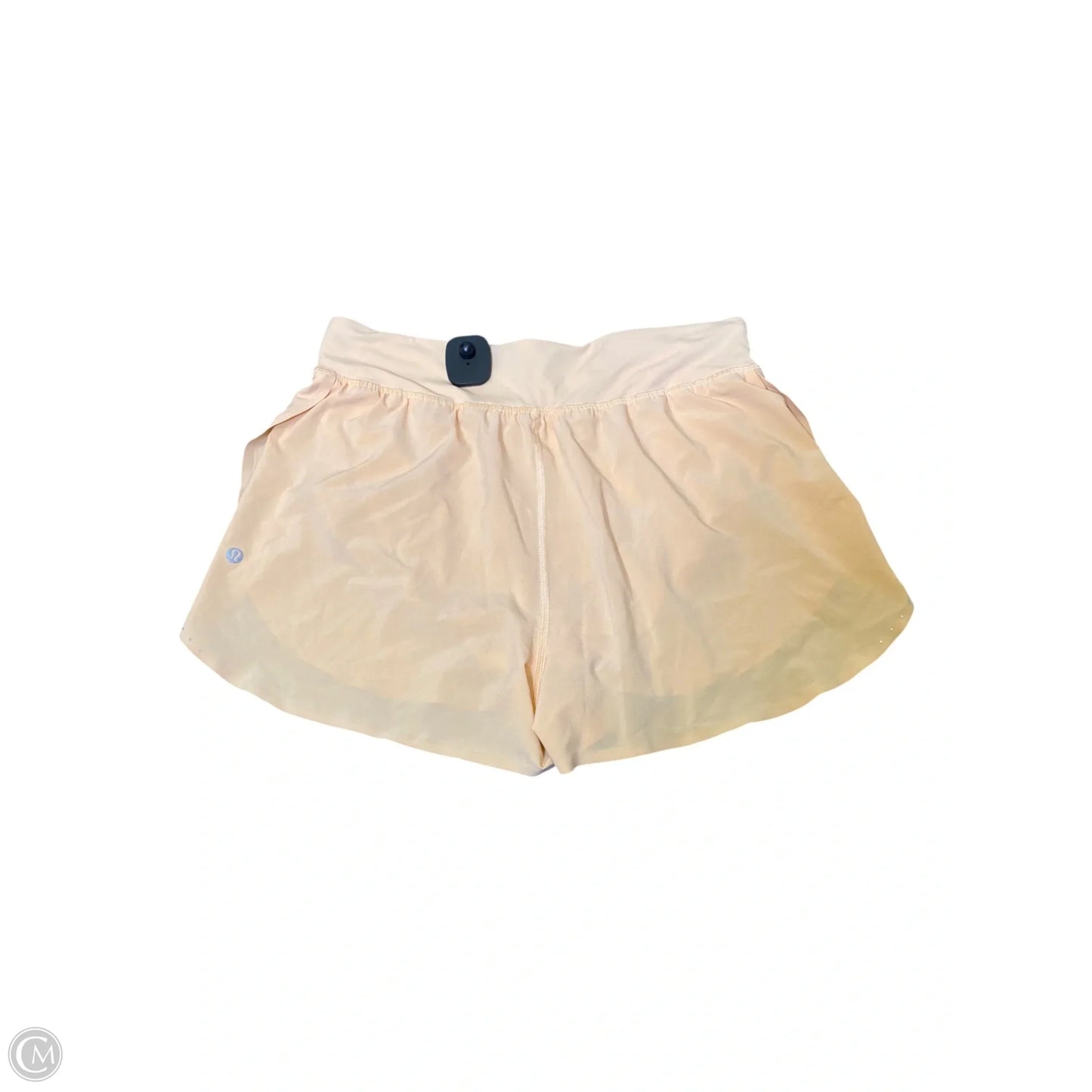 Athletic Shorts By Lululemon In Peach, Size: 8