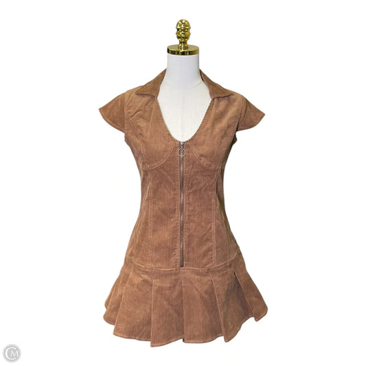 Dress Casual Short By Clothes Mentor In Brown, Size: M