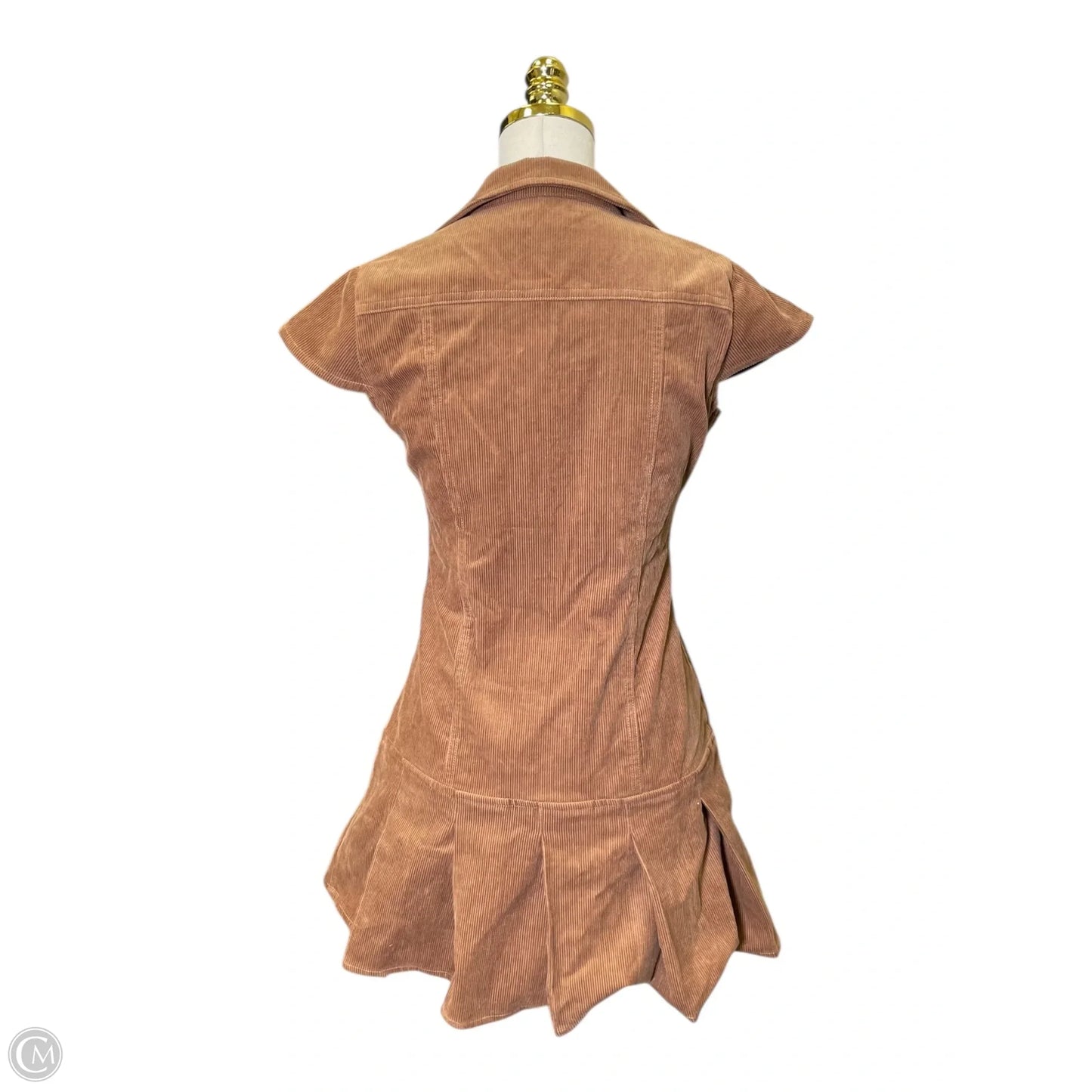 Dress Casual Short By Clothes Mentor In Brown, Size: M