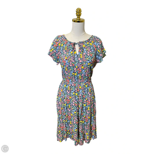Dress Casual Midi By Talbots In Floral Print, Size: 6
