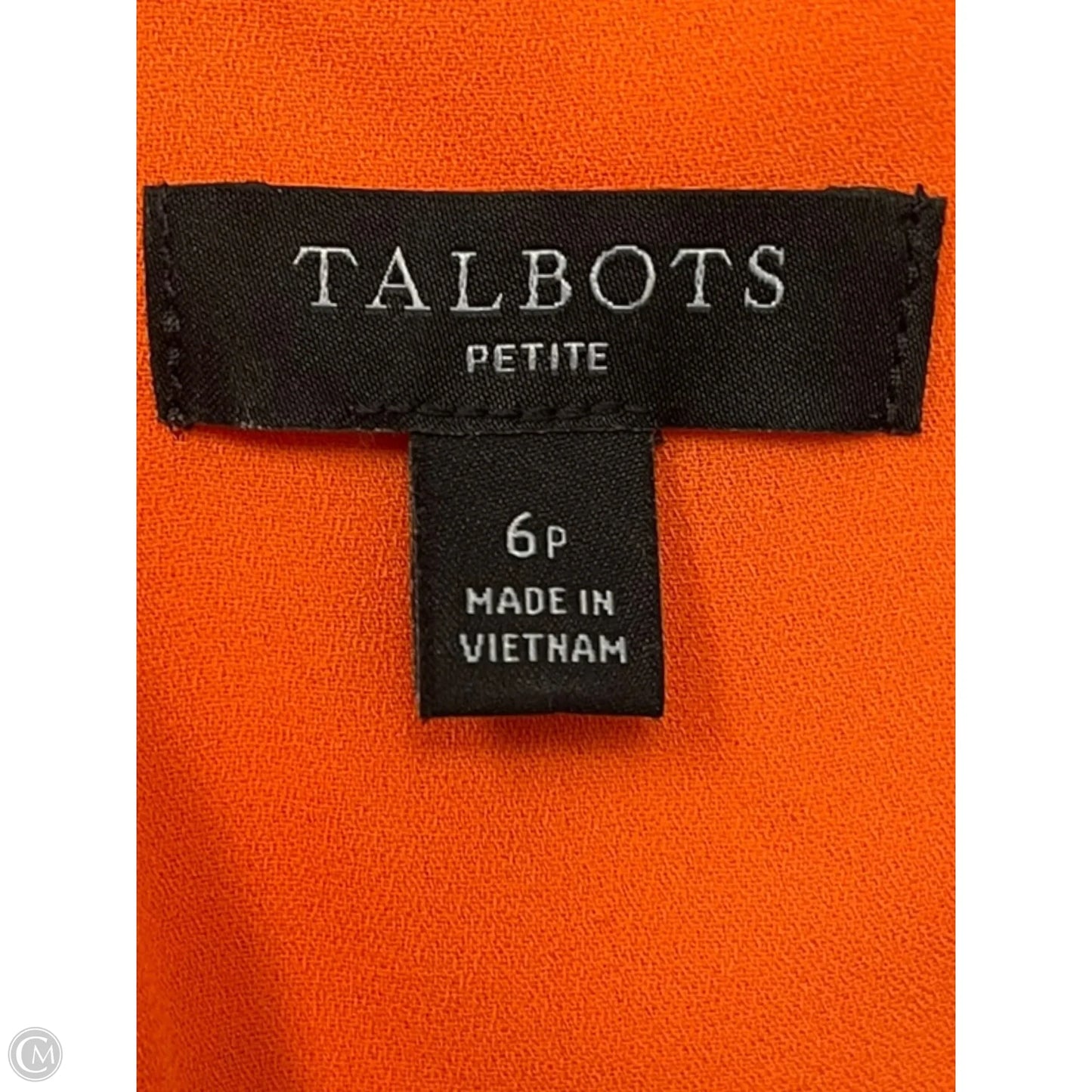 Dress Casual Midi By Talbots In Orange & Pink, Size: 6