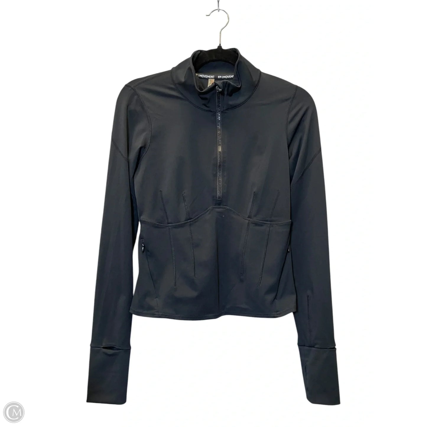 Athletic Jacket By Free People In Blue, Size: M