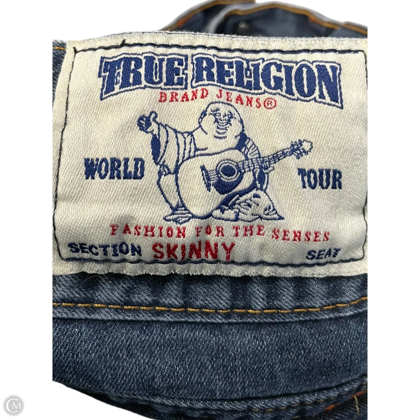 Jeans Straight By True Religion In Blue Denim, Size: 18