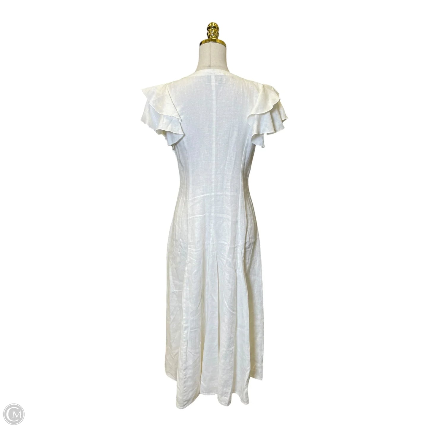 Dress Casual Maxi By Clothes Mentor In White, Size: 6