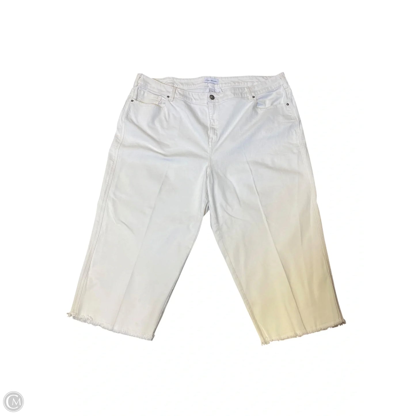 Jeans Straight By Lane Bryant In White Denim, Size: 26