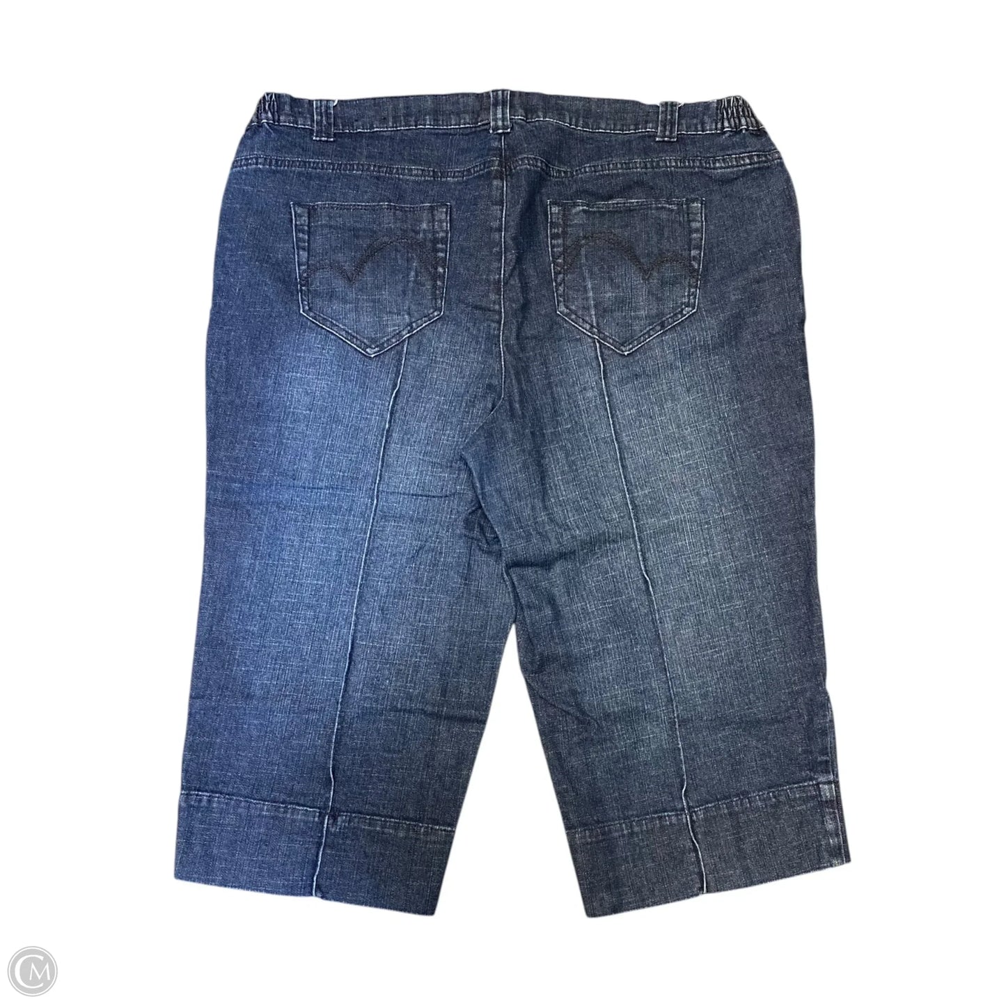 Jeans Cropped By Lane Bryant In Blue Denim, Size: 18