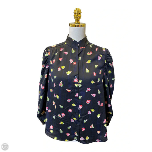 Blouse 3/4 Sleeve By Nic + Zoe In Multi-colored, Size: M