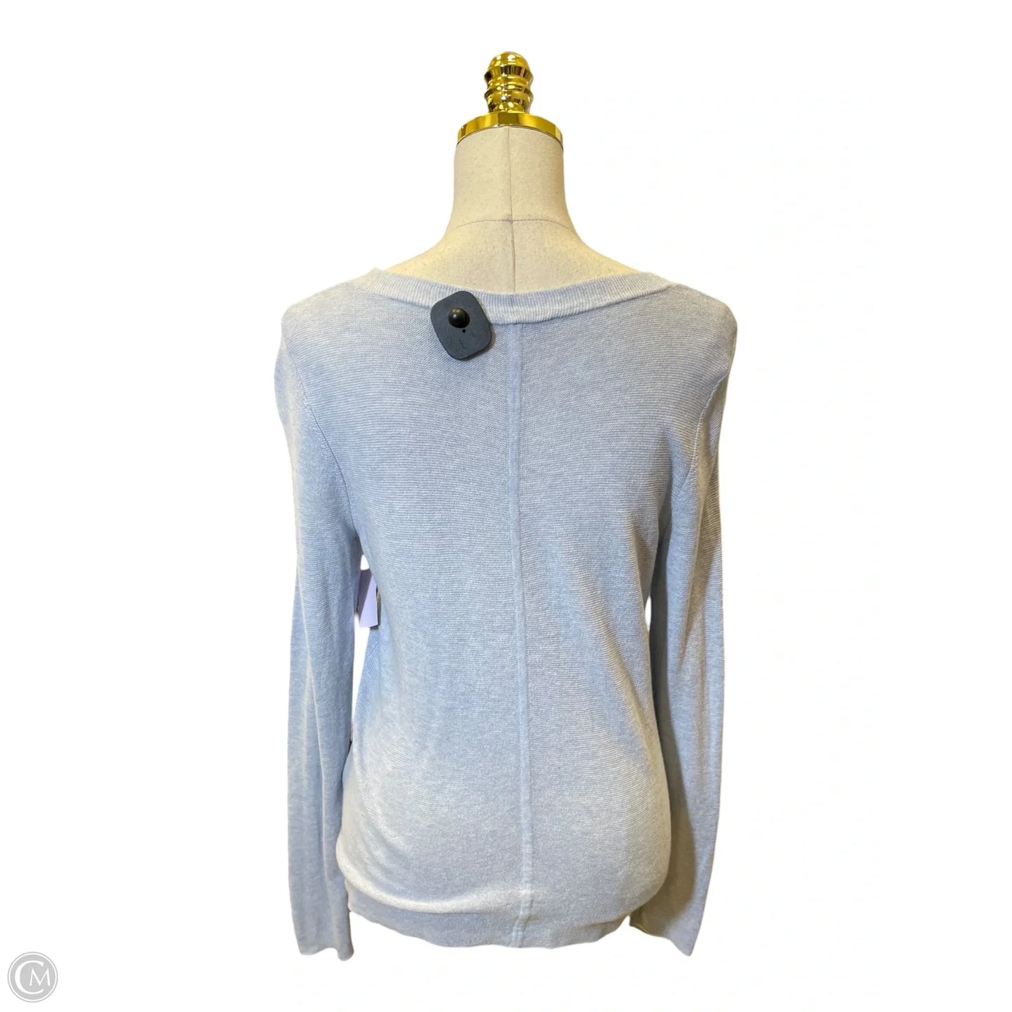 Blouse Long Sleeve By Eileen Fisher In Blue, Size: S