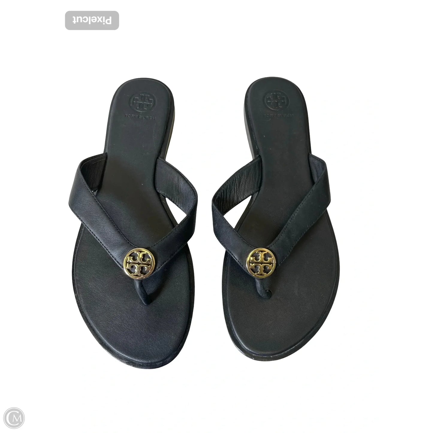 Sandals Flats By Tory Burch In Black, Size: 9