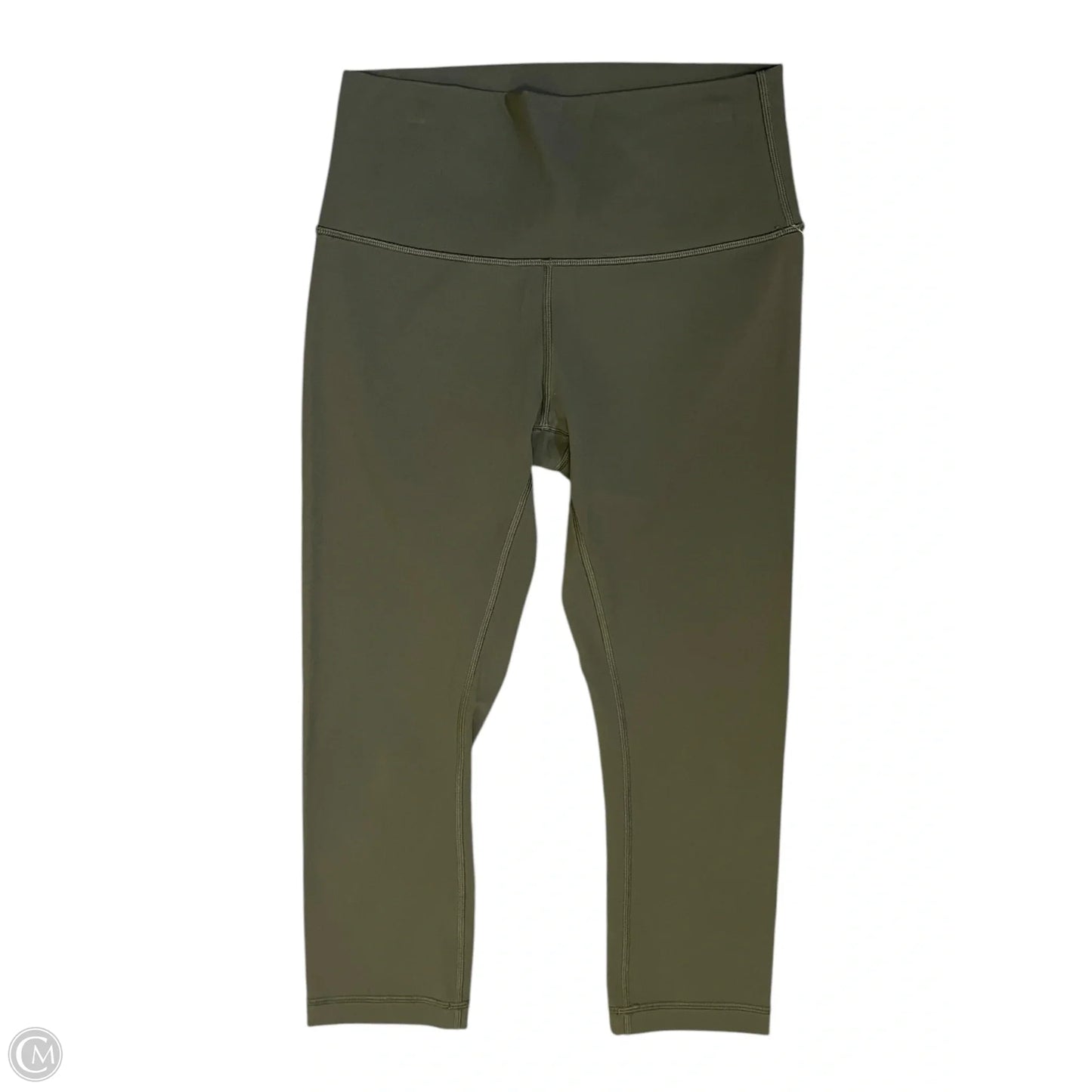 Athletic Leggings Capris By Lululemon In Green, Size: 6