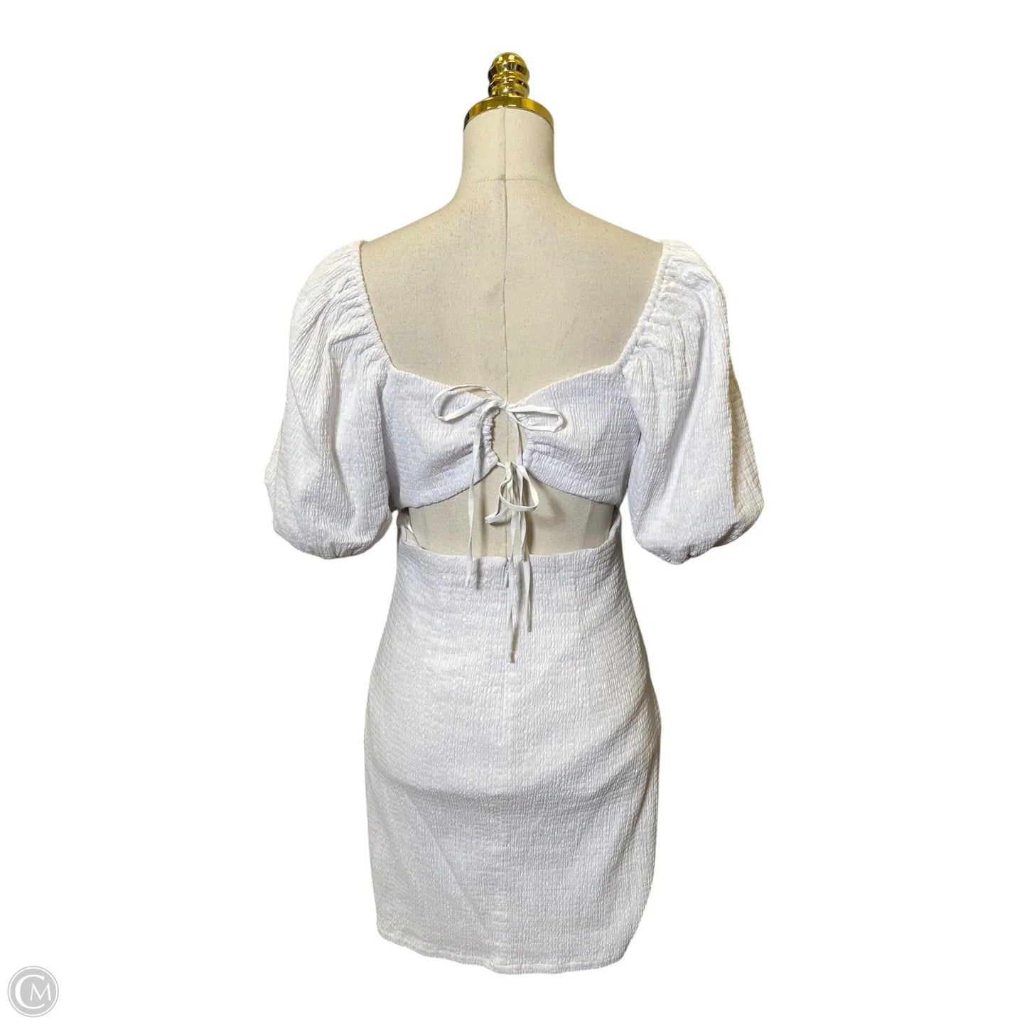 Dress Casual Midi By Guess In White, Size: M
