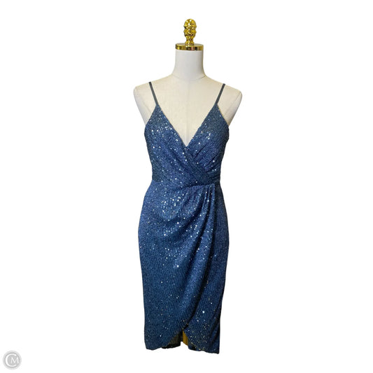 Dress Casual Midi By Blue Rain In Blue, Size: M