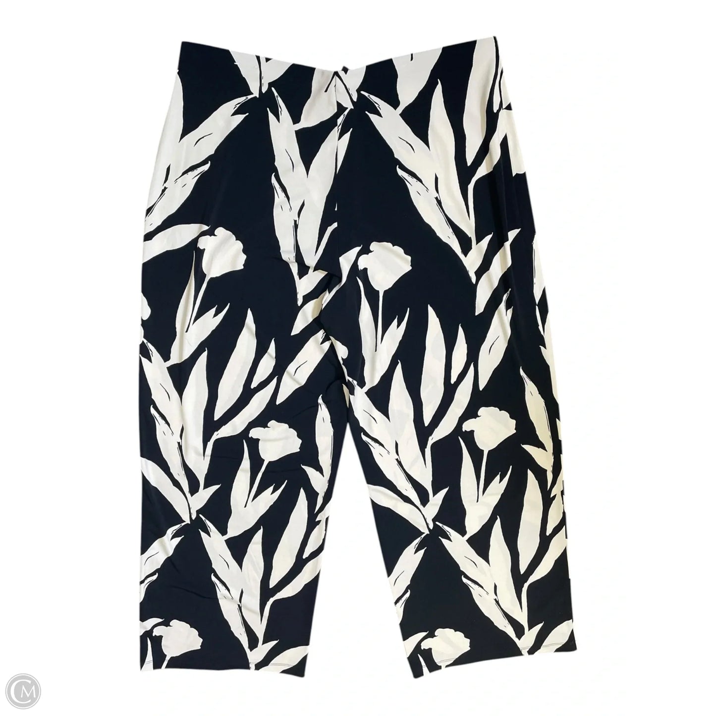 Pants Lounge By Alfani In Black & Cream, Size: Xl