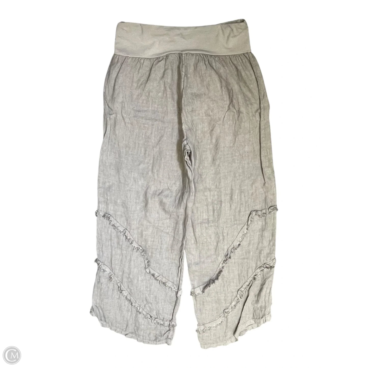 Pants Linen By Clothes Mentor In Brown, Size: 8