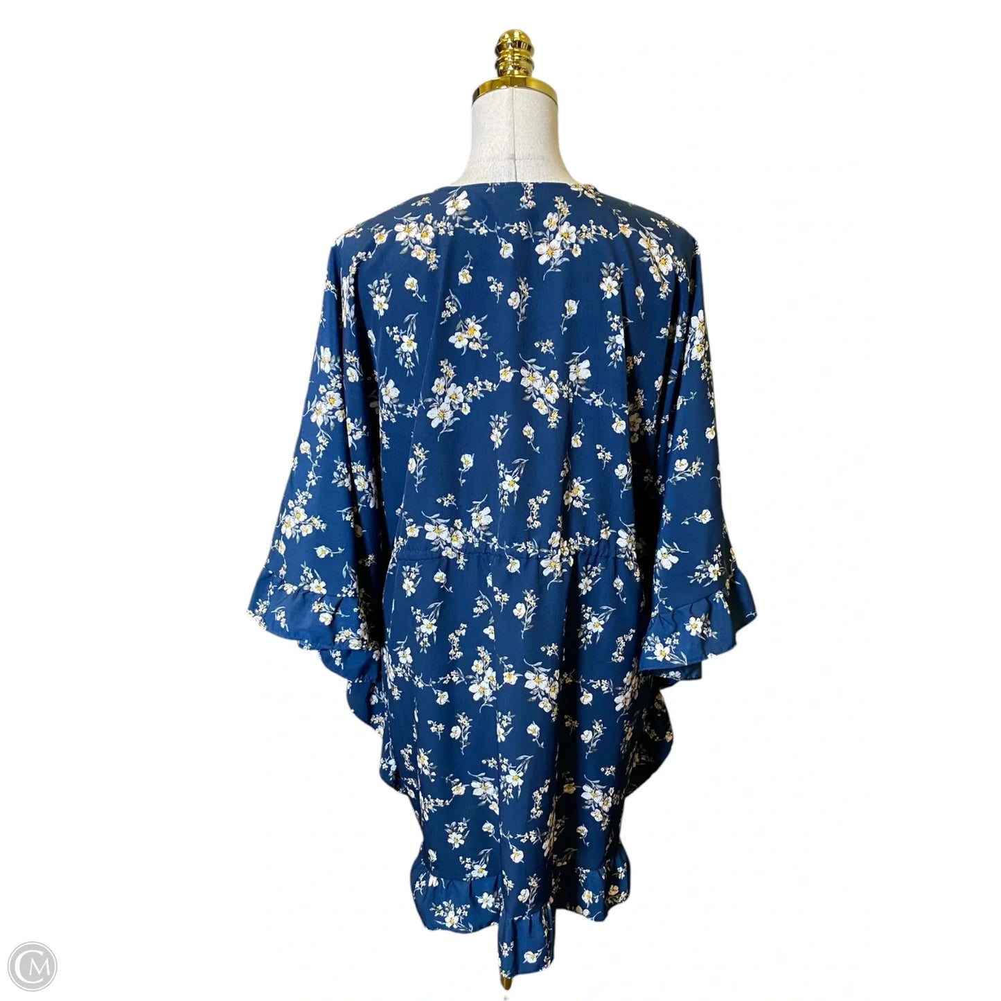 Swimwear Cover-up By Clothes Mentor In Floral Print, Size: Xl